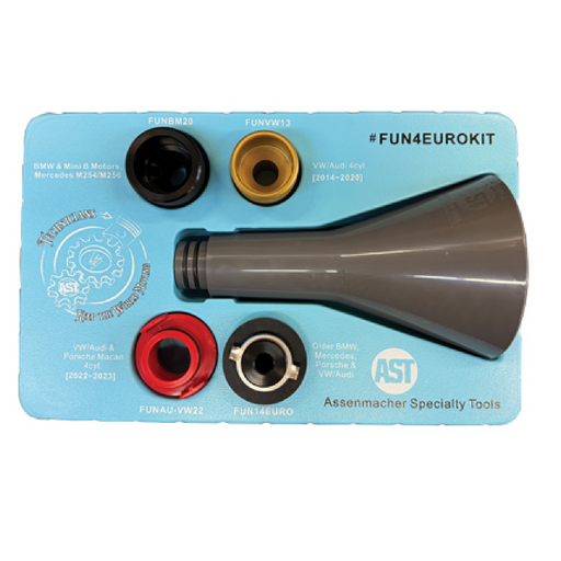 Assenmacher FUN4EUROKIT 5-Piece Euro Oil Funnel Kit