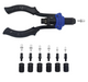 Astro Pneumatic 1455 Metric & SAE Hand Rivet Stud Setter Kit