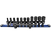 Astro Pneumatic 78111 12 Piece 1/4" Square & Hex Drive Magnetic Universal Impact Socket Set