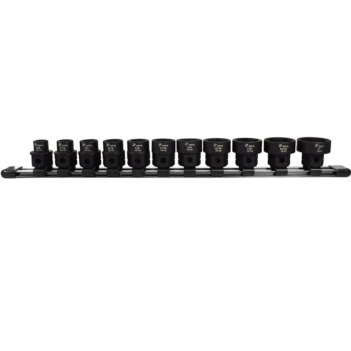 Astro Pneumatic 78211 11-Piece 1/2" Drive SAE Nano Impact Socket Set