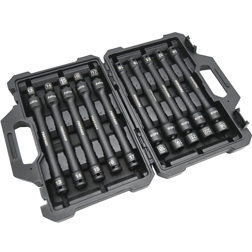 Astro Pneumatic 78254 10-Piece 1/2" Drive Metric Pinless Universal Extension Socket Set