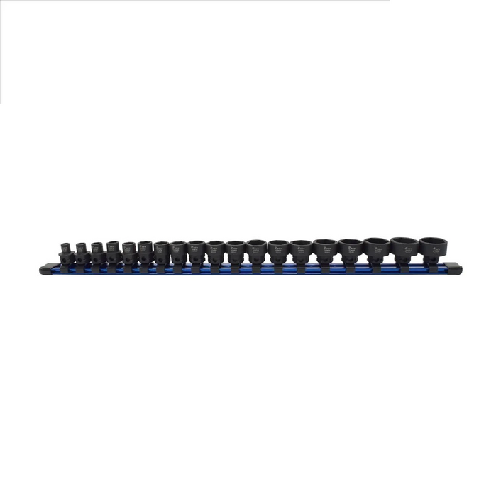 Astro Pneumatic 78319 19-Piece 3/8" Drive Metric Master Nano Impact Socket Set