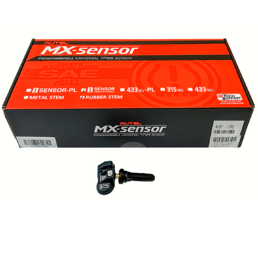 Autel MX-Sensor 1-Sensor R Programmable Universal TPMS Sensor w Rubber Stem - 20 Pack