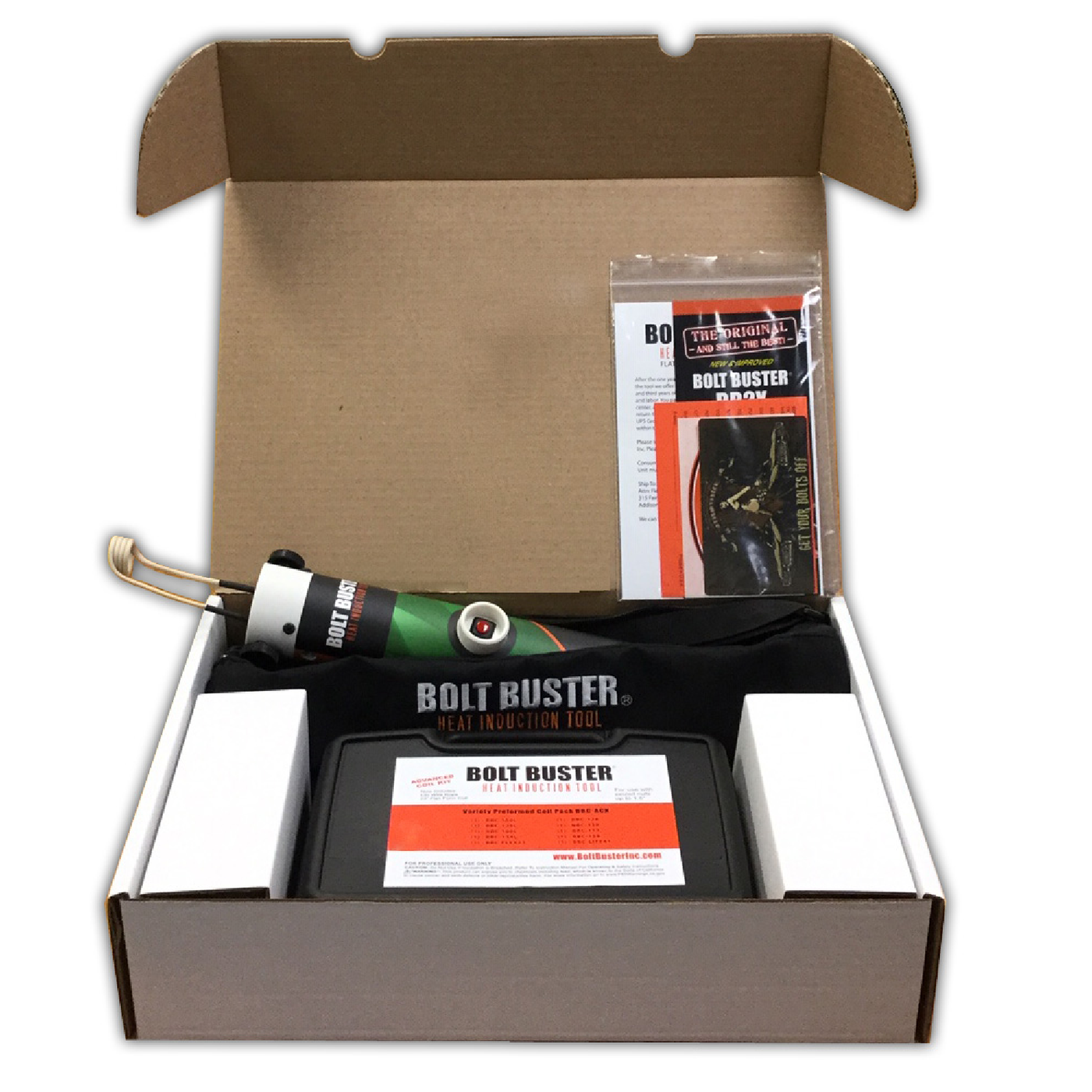 Bolt Buster BB2XACC High Power 1800W Heat Induction Tool Kit — 1SourceTool