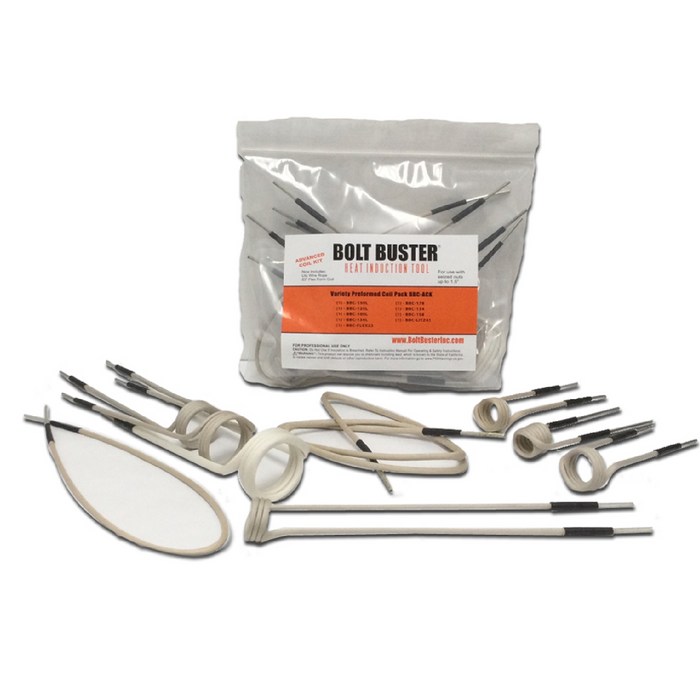 Bolt Buster BBC-ACK 9-Piece Heat Induction Advanced Coil Kit