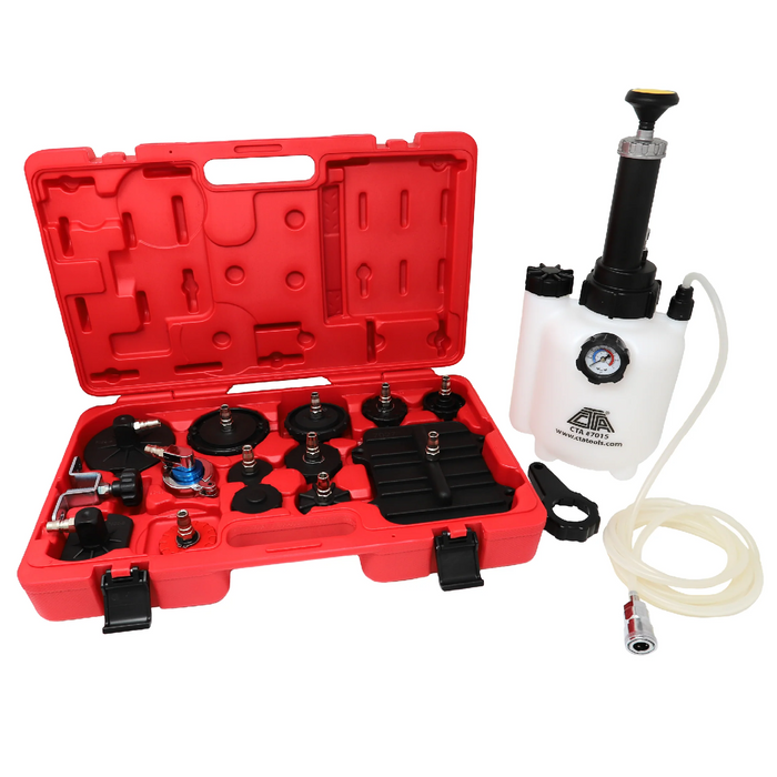 CTA 7310M Brake Bleeder Tank & Adapter Set
