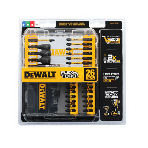 Dewalt ANGFT26SET 26-Piece Flex Torque Impact Bit Set