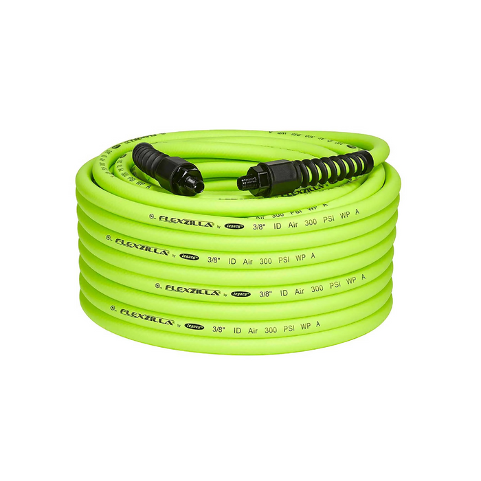 Flexzilla HFZP3850YW2 Pro 3/8"x 50' ZillaGreen Air Hose with 1/4" MNPT Ends