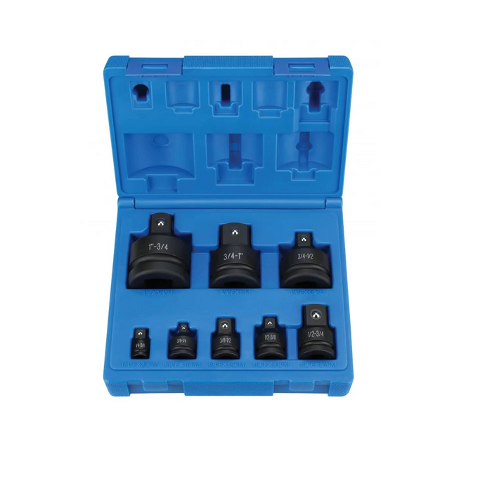Grey Pneumatic 108A 8-Piece Impact Adapter Set
