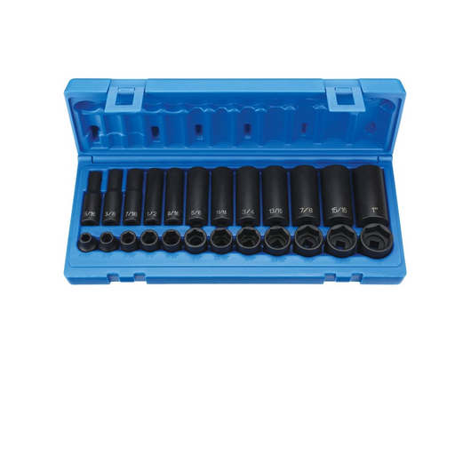 Grey Pneumatic 1224RD 24-Piece 3/8" Drive SAE Impact Master Set