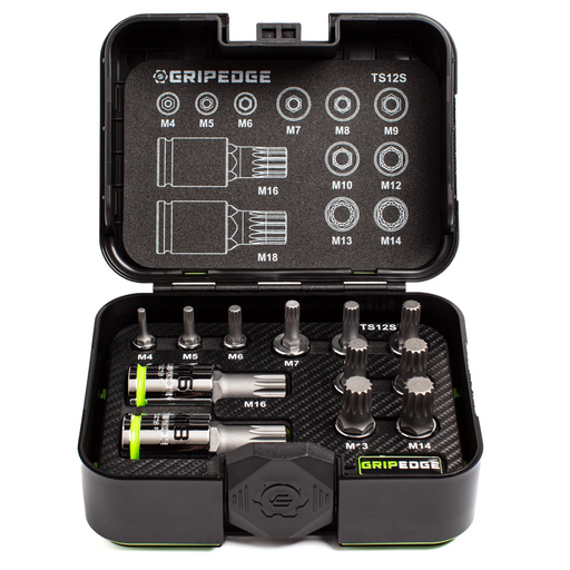 GripEdge TS12S 12-Piece RPT Triple Square Driver Set