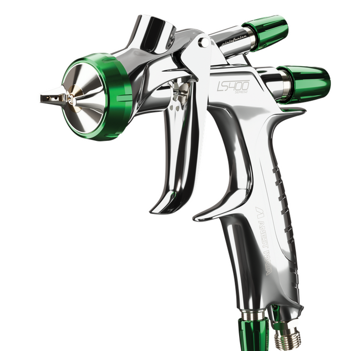 IWATA 2912 LS400 LS-400-SR2-12ET - Series 2 Gravity Fed HVLP Basecoat Spray Gun, 1.2 ET