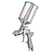 Iwata 5563 LPH400 LPH-400-164LV 1.6mm Gravity Fed Basecoat Spray Gun with PCG10EM 1000ml Aluminum Cup