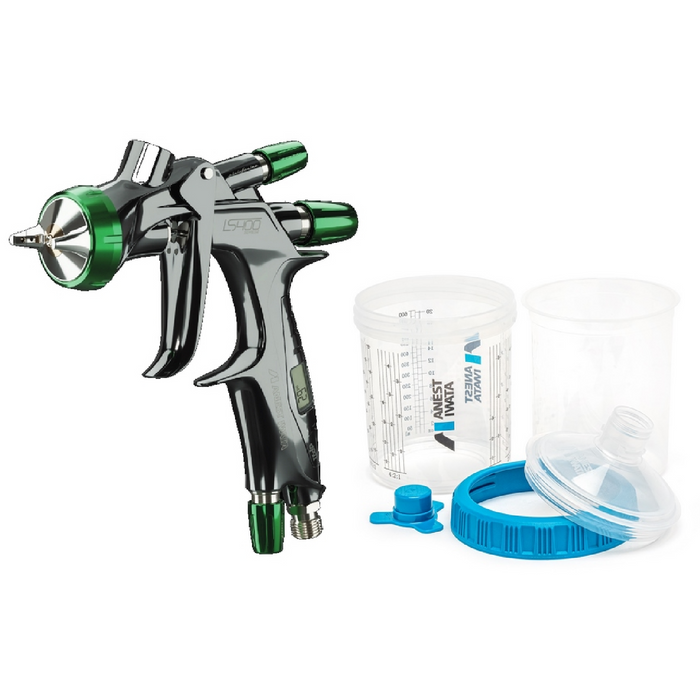 Iwata 2913DX LS400 LS-400-SR2D-13ET - Series 2 Digital Gravity Fed HVLP Basecoat Spray Gun, 1.3 ET