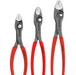 Knipex 002006US4 3-Piece Plastic Dipped TwinGrip Pliers Set