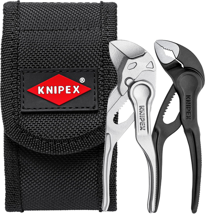 Knipex 002072V04XS 	2-Piece Mini Pliers Set XS in Belt Pouch