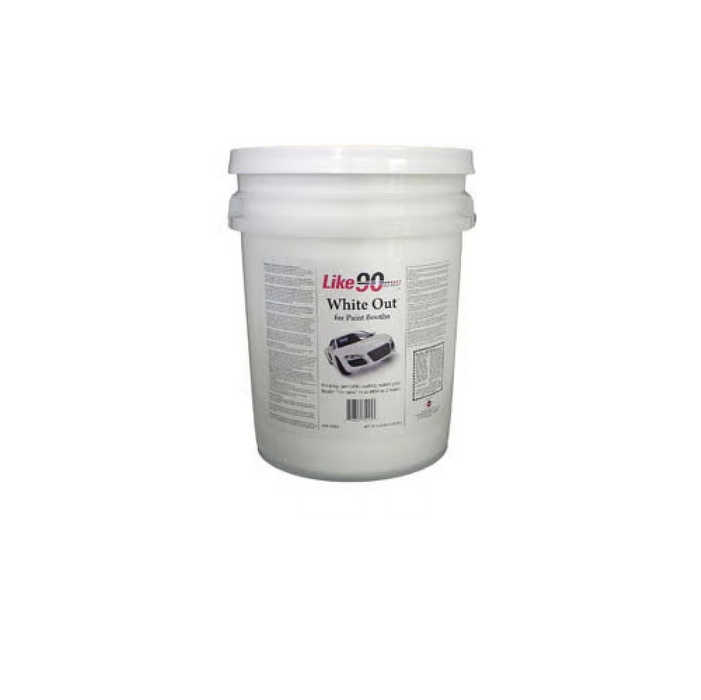 Like 90 10033 White Out Peelable Booth Coating, 5 Gallon