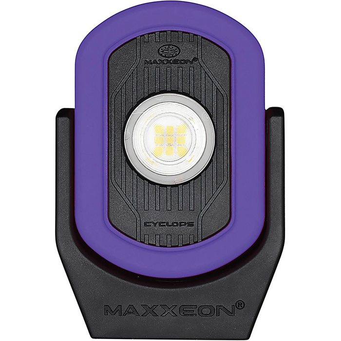 Maxxeon MXN00816 720 Lumen Purple Cyclops Rechargeable Work Light