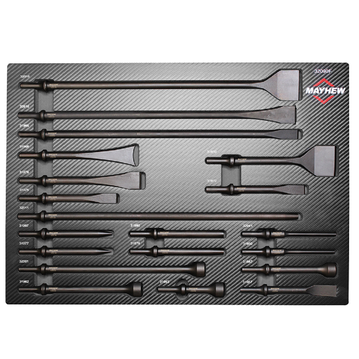 Vim Tools RFW200 5-Piece 1/2" Drive Large Ratcheting Flare Nut Wrench Set