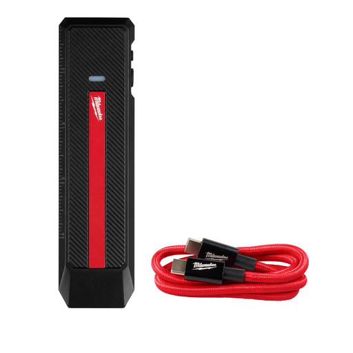 Milwaukee 2016R Rechargeable Flat Flashlight with Green Laser
