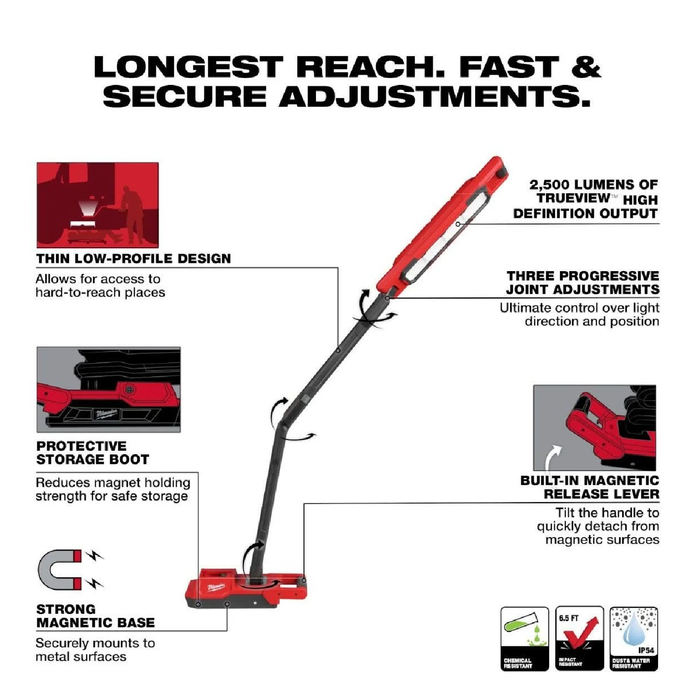 Milwaukee 2129-20 M18 Magnetic Extendable  Boom Light