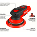 Milwaukee 2585-22CX M12 FUEL 6" Random Orbital Sander 2 Battery Kit (3/16")