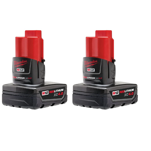 Milwaukee 48-11-2442 M12 REDLITHIUM XC4.0 Battery 2-Pack