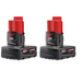 Milwaukee 48-11-2442 M12 REDLITHIUM XC4.0 Battery 2-Pack