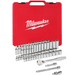 Milwaukee 48-22-9008 3/8" Drive 56-Piece Ratchet & Socket Set - SAE & Metric