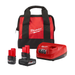 Milwaukee 48-59-2425P M12 Redlithium High Output XC5.0/CP2.5 Starter Kit