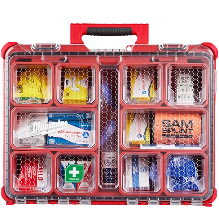 Milwaukee 48-73-8430C 193 Piece Class B Type III PACKOUT First Aid Kit