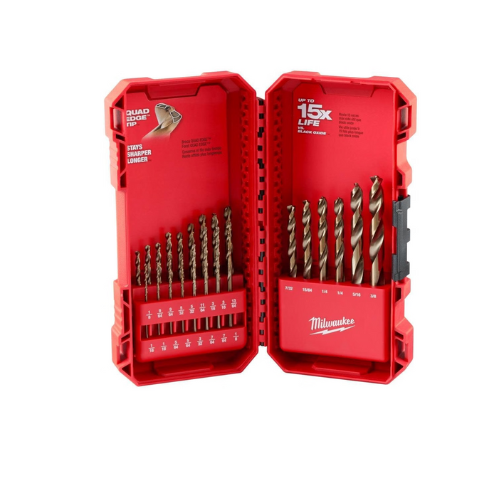 Milwaukee 48-89-2338 23-Piece RED HELIX Cobalt Drill Bit Set