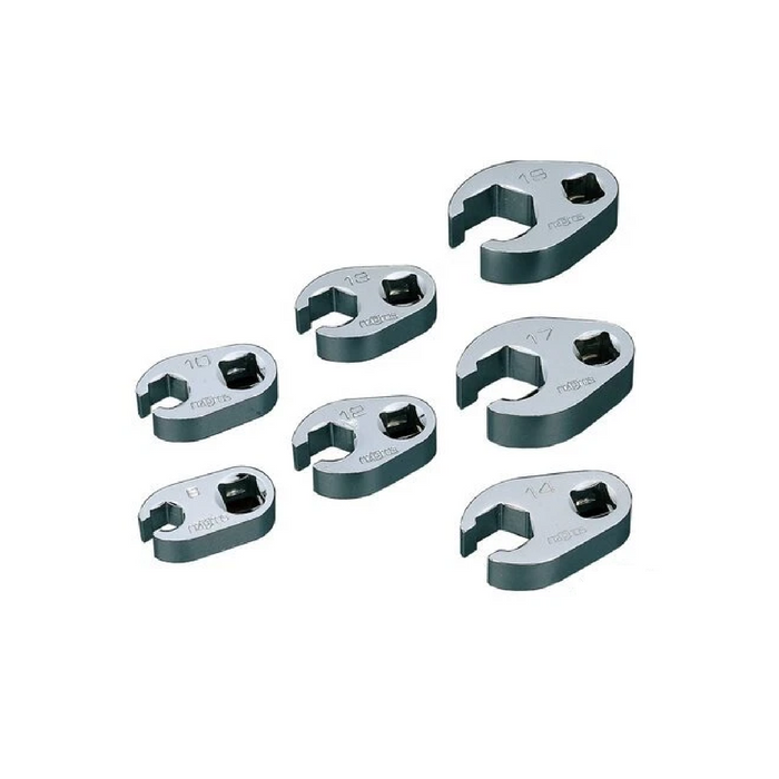 KTC Nepros NTBNS307 7-Piece 3/8" Drive Metric Crow Foot Wrench Set