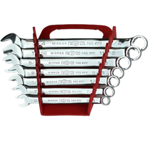 Nepros NTMS207BE 7-Piece SAE Combination Wrench Set