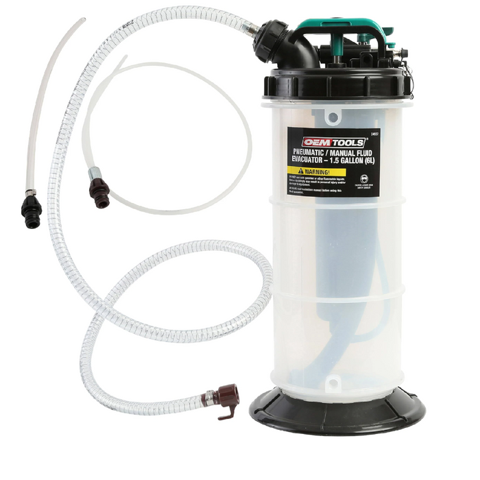 OEM Tools 24937 Pneumatic/Manual 1.5 Gallon Fluid Extractor