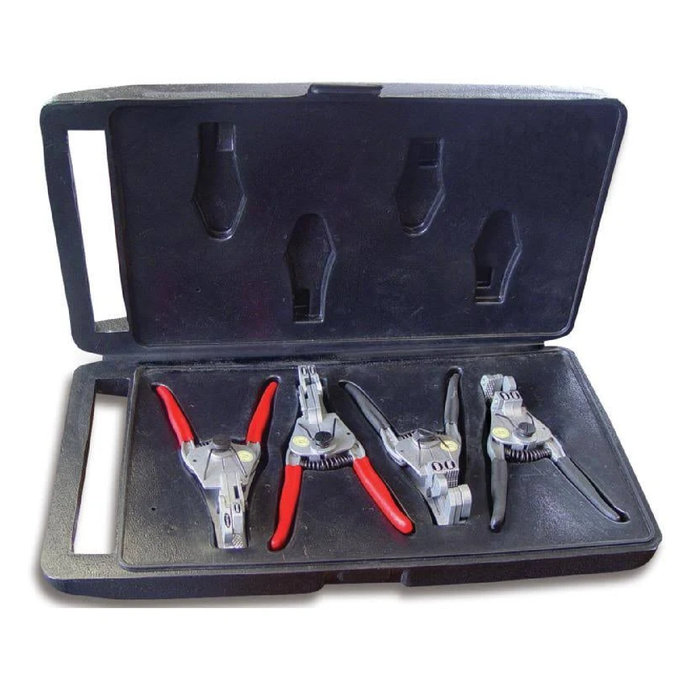 Direct Source Int. QRP4S-P 4-Piece Quick Release Pliers Set with Case