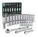 SK Tool 01308-216P 31-Piece 3/8" Drive Metric Standard & Deep Socket Set