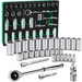 SK Tool 01315-216P 31-Piece 1/2" Drive Metric Standard & Deep Socket Set