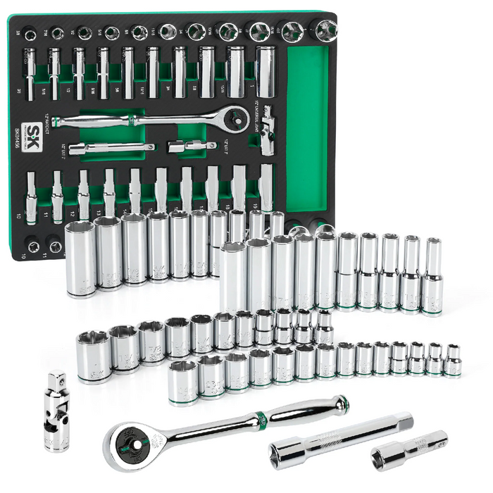SK Tool 01456-216P 49-Piece 1/2" Drive Master Socket Set