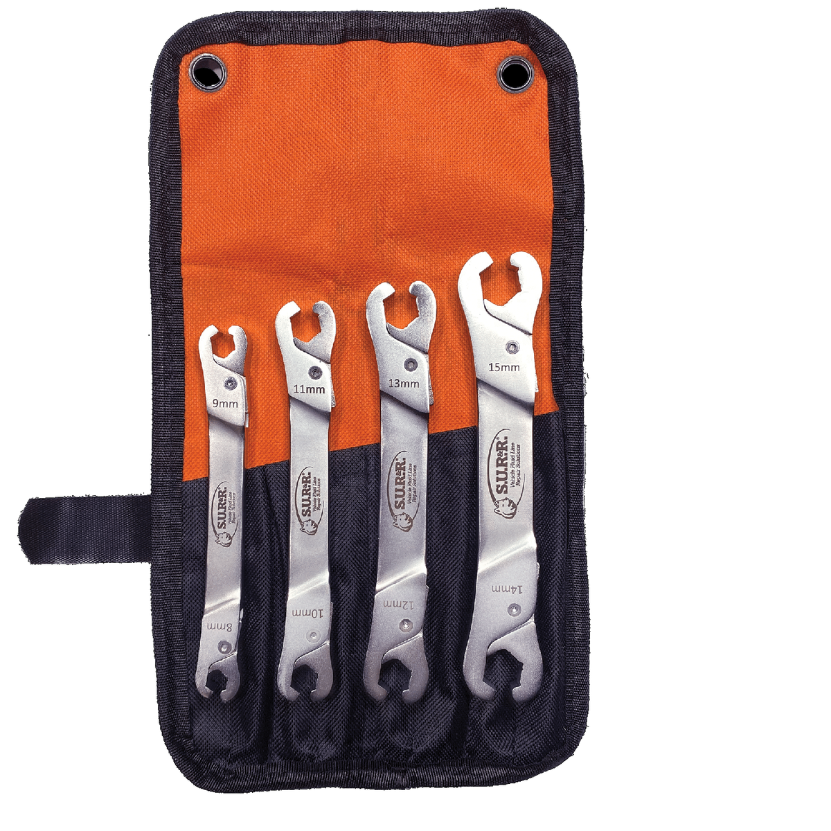 SUR&R RLW400 4Piece Ratcheting Line Wrench Set — 1SourceTool