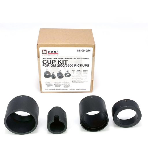 Schley 18100-GM Cup Kit for 2000-2010 GM 2500/3500 Pickup