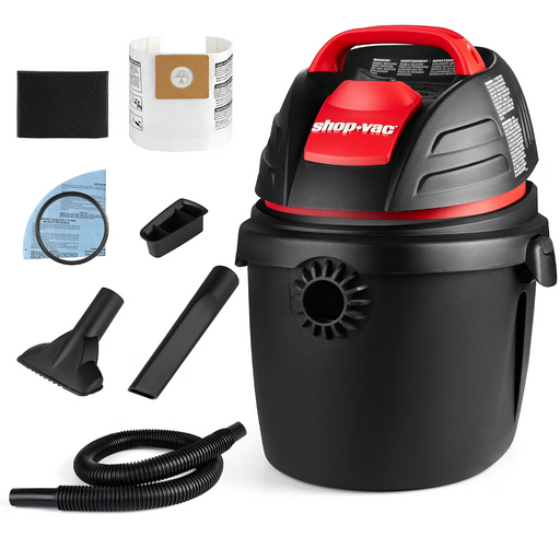 Shop Vac 9303511 2.5 Gallon 2.5 Peak HP Wet/Dry Portable Vacuum