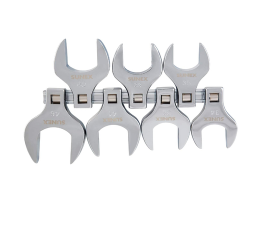 Sunex 9740A 7-Piece 1/2" Drive Jumbo Crowfoot Wrench Set