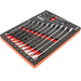 Sunex 9911M 13-Piece V-Groove Metric Wrench Set in EVA Foam Tray