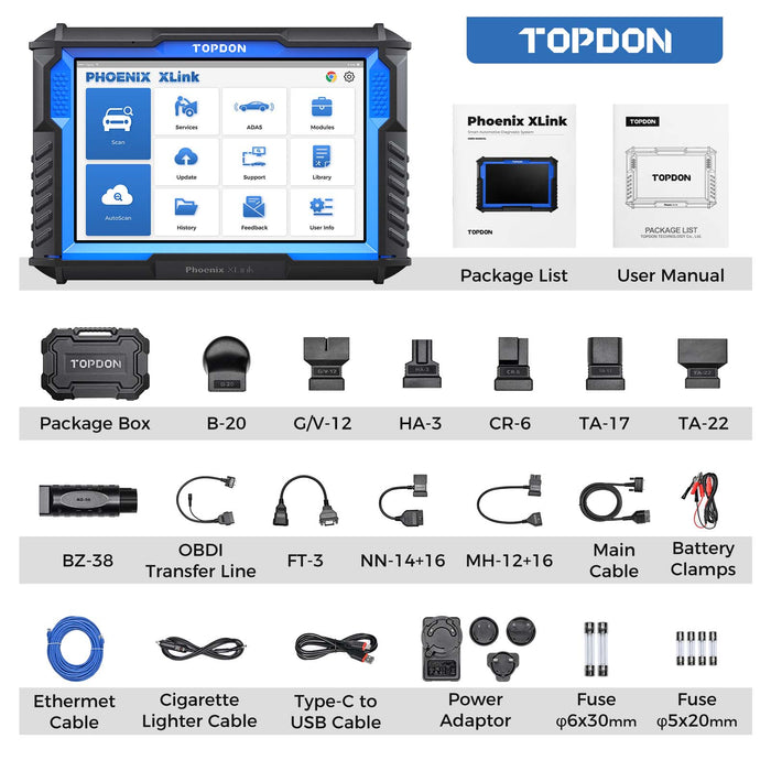 Topdon Phoenix XLINK Diagnostic Scan Tool