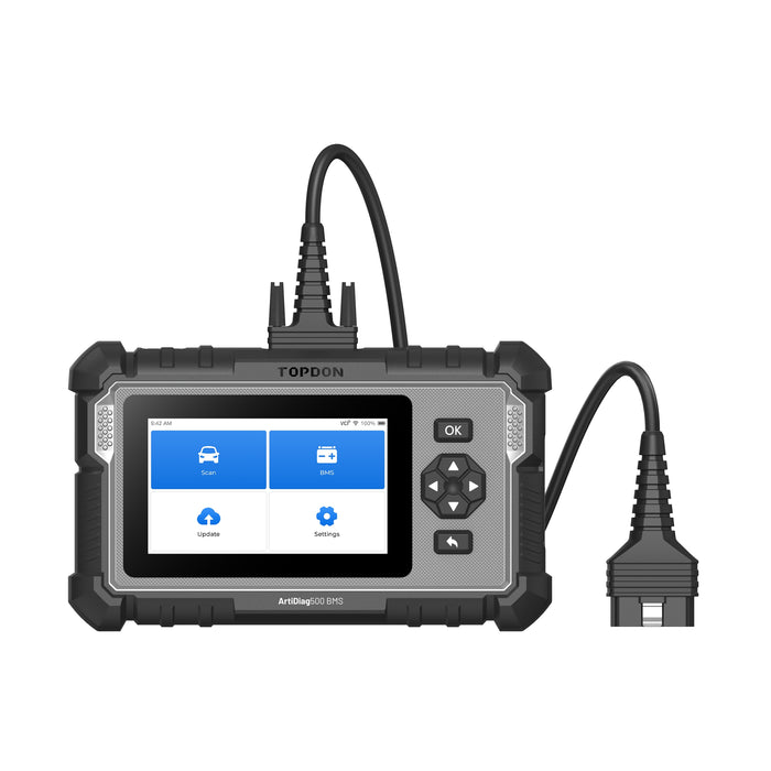 Topdon AD500BMS 5" 4-System Diagnostic Tool with BMS Reset