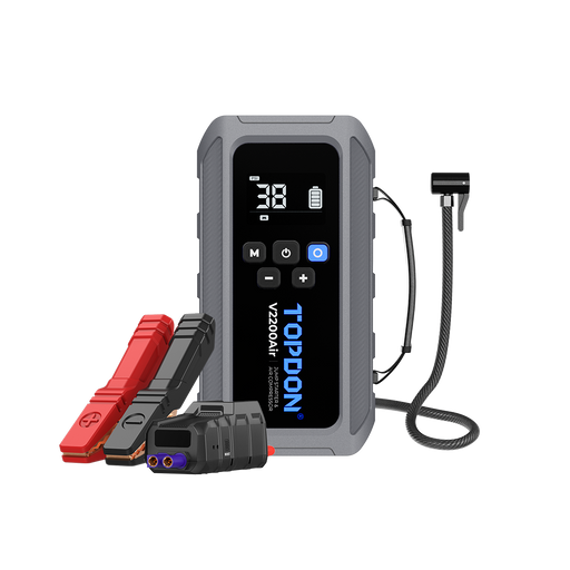 Topdon V2200AIR 2-in-1 2200 Peak Amp Jump Starter & Tire Inflator