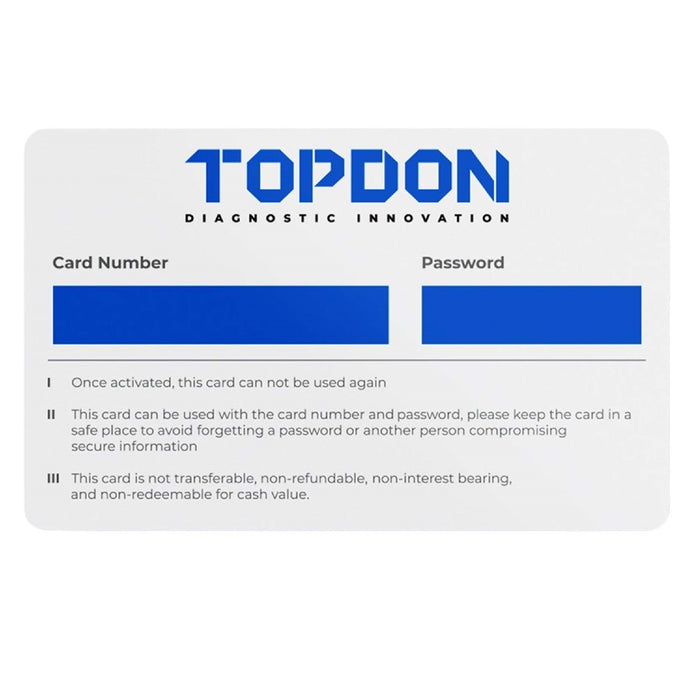 Topdon Phoenix Heavy Duty One-Year Software Update for Phoenix Max, Phoenix Smart, and Phoenix Remote