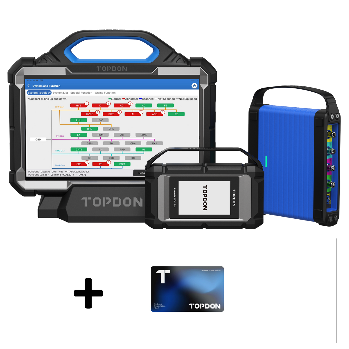 Topdon PXMAX Phoenix Max with Scope and Docking Station Package & 2 Ye ...