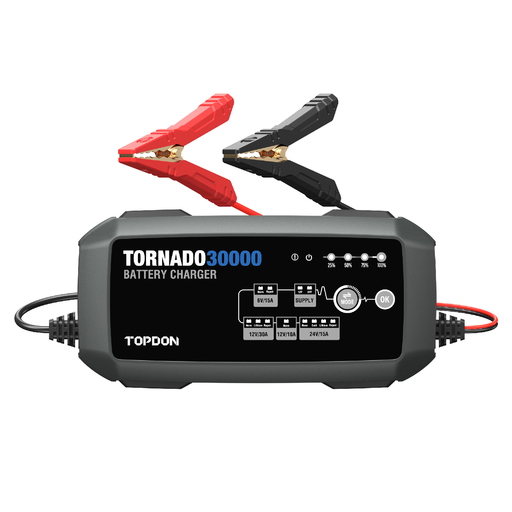 Topdon Tornado30000 30A 12V/24V Smart Charger and Power Supply